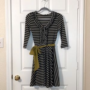 Francesca’s Gray Striped Dress